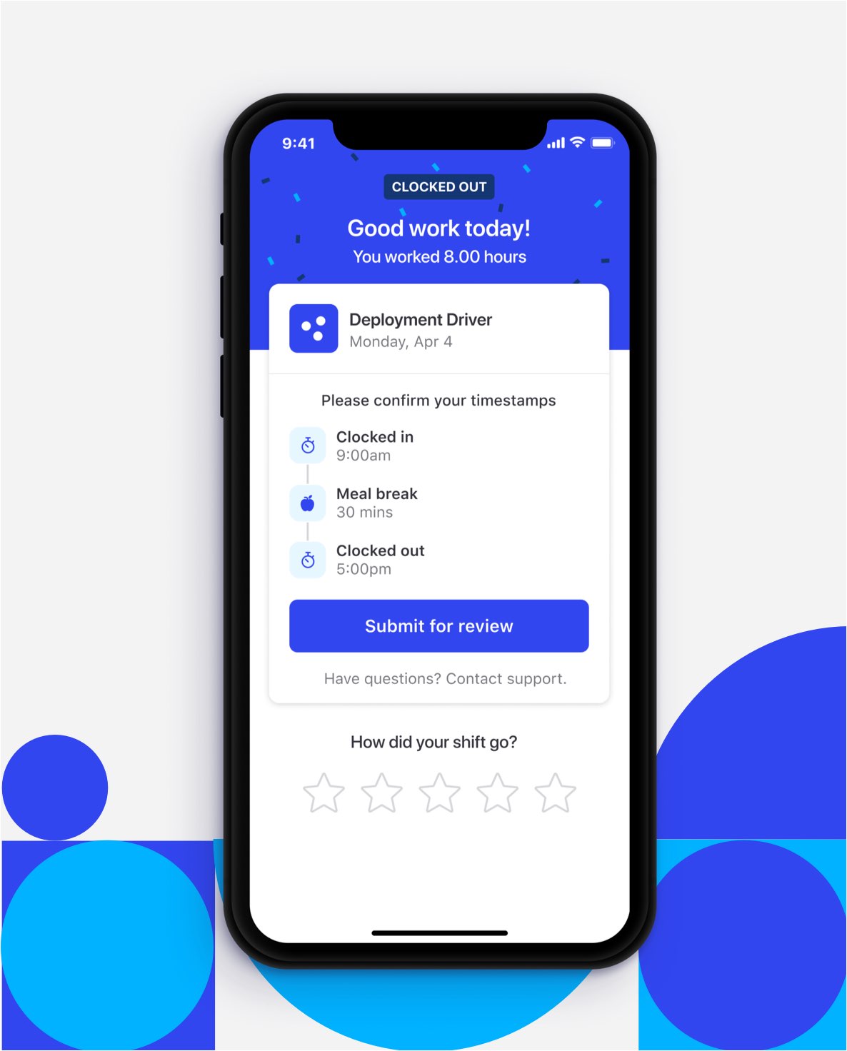 The Bluecrew app gives gig workers the ability to search for jobs and pick shifts they want to work