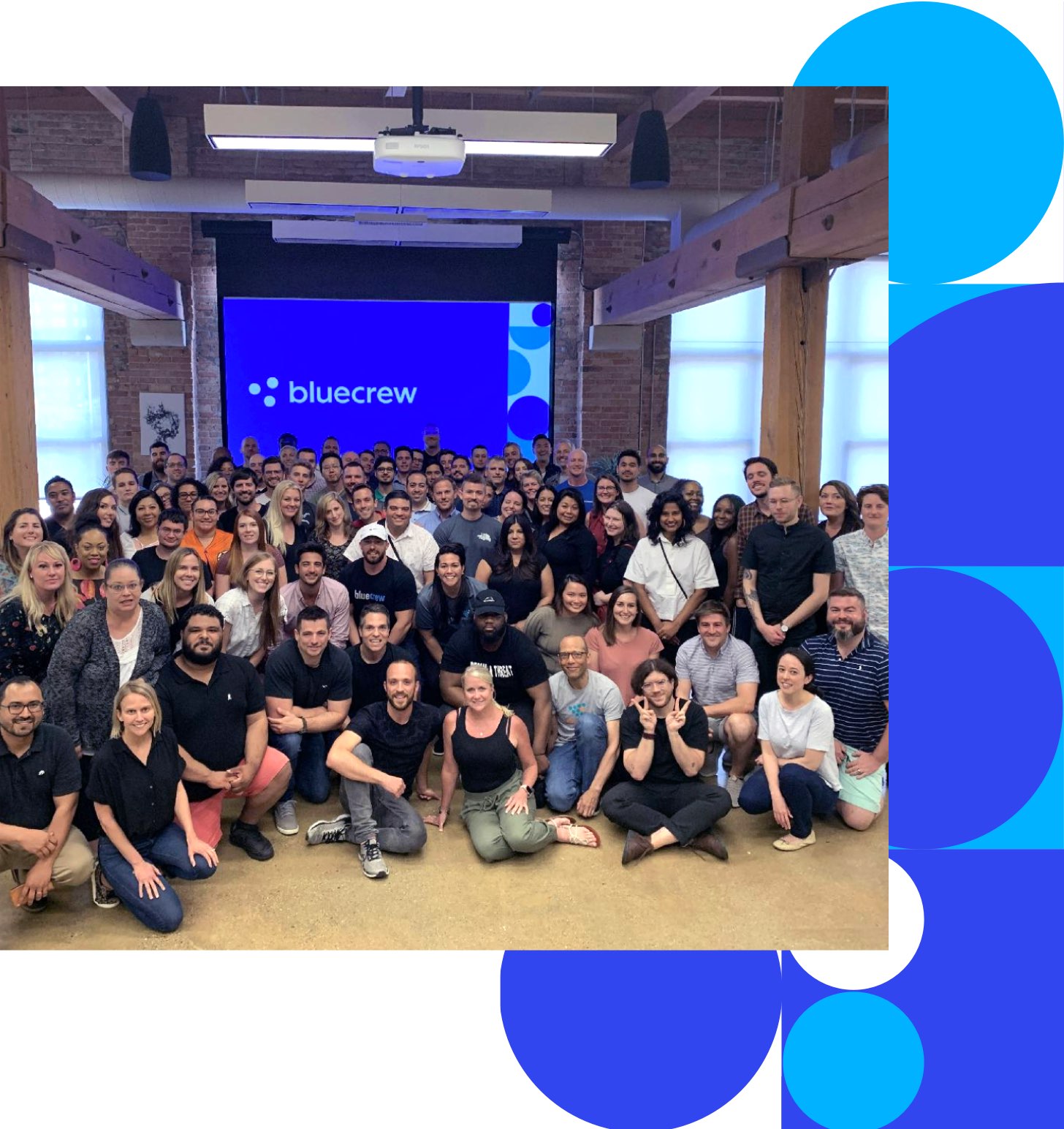 Bluecrew corporate employees