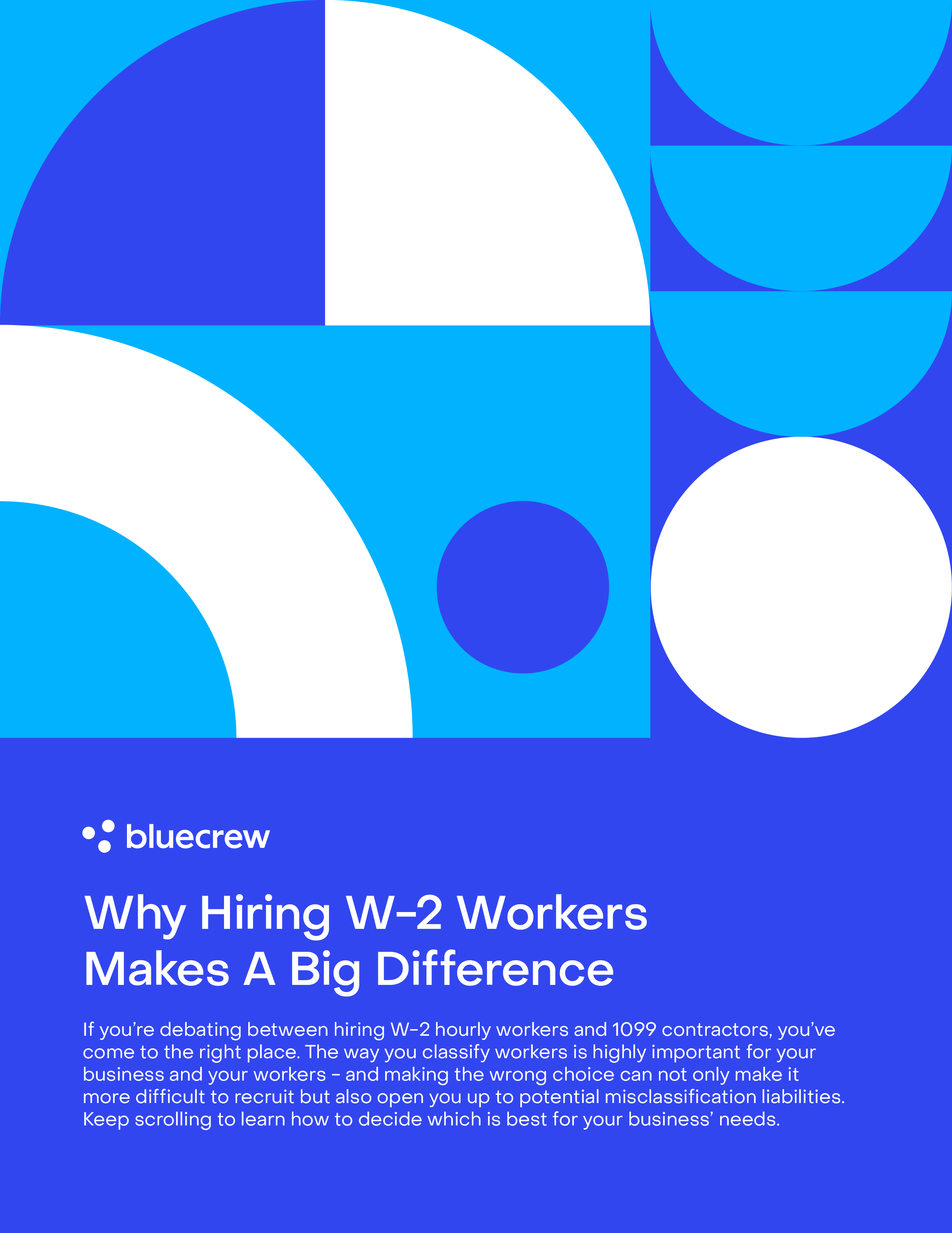 Temporary W-2 employees work together at a gig economy job