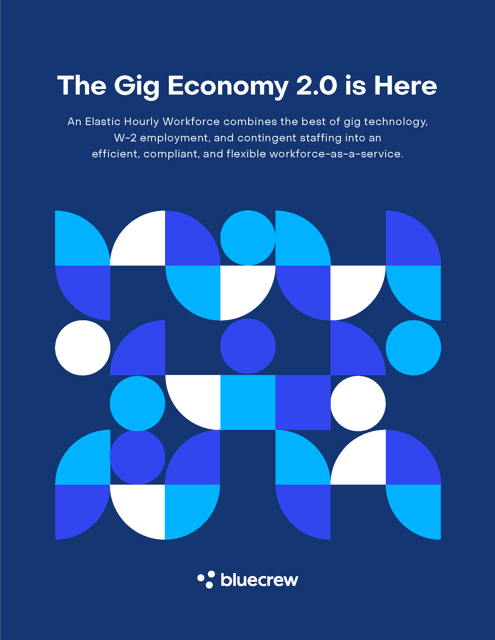 Temporary W-2 employees work together at a gig economy job